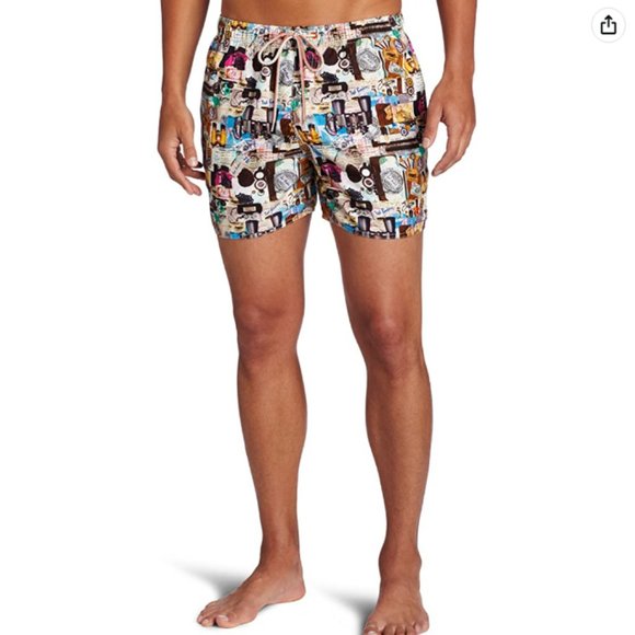 Ted Baker Men's Pomgran Swim Short bathing suit size 4 nwot